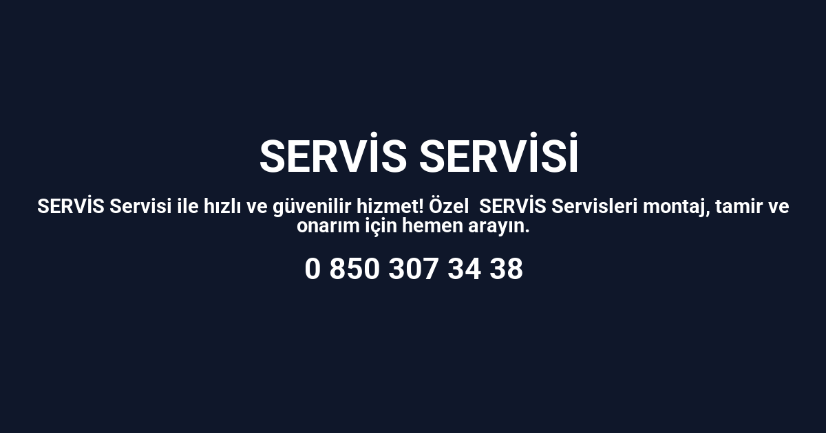 Çobanlar Termodinamik Servisi